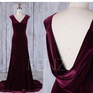 Red Velvet Dress